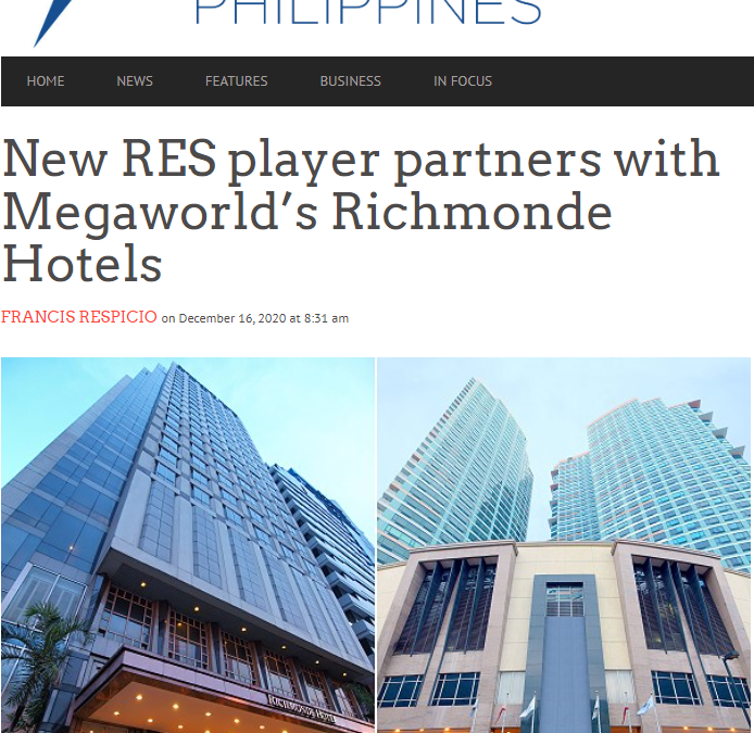 Power Philippines: New RES Player Partners with Megaworld’s Richmonde Hotels