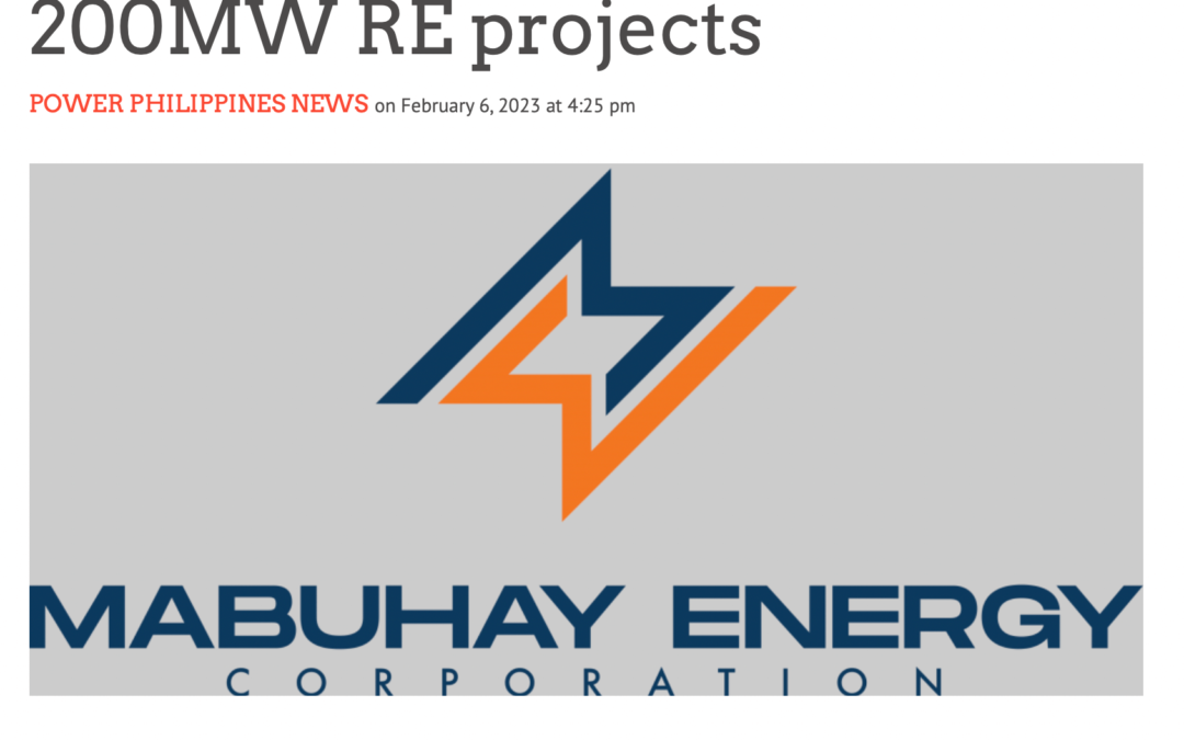 Power Philippines: Mabuhay Energy targeting 200MW RE projects